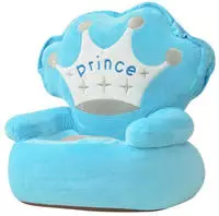 vidaXL Pl&uuml;sch-Kindersessel Prinz Blau