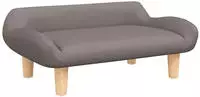 Kindersofa Taupe 70x40x24 Cm Stoff Vidaxl