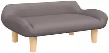 vidaXL Kindersofa Taupe Stoff 70x40x24cm