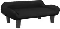 vidaXL Kindersofa Schwarz 70x40x24 cm Samt