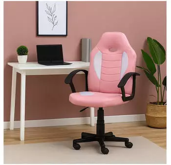 HTI-Living Daytona Junior Schreibtischstuhl h&ouml;henverstellbar, Kinder, Pink