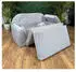 FORTISLINE Rosalia Kindersofa ausklappbar Cord, 2 Kissen, Oeko-TEX 100 (96x57x48cm)