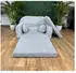 FORTISLINE Rosalia Kindersofa ausklappbar Cord, 2 Kissen, Oeko-TEX 100 (96x57x48cm)