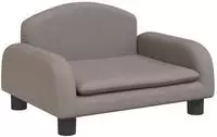 Kindersofa Taupe 50x40x30 Cm Stoff Vidaxl