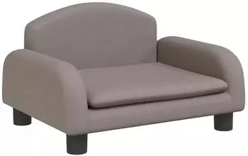vidaXL Kindersofa Taupe Stoff 50x40x30cm