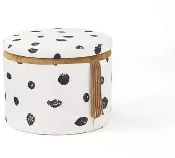 Kids Concept Pippi Pouf mit Aufbewahrung Ø40x30.5cm Multi