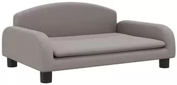vidaXL Kindersofa Taupe 70x45x30cm Stoff (3196361)