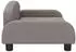 vidaXL Kindersofa Taupe 70x45x30cm Stoff (3196361)