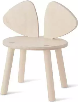 Nofred Maus Stuhl Weißgewaschene Birke
