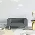 vidaXL Kindersofa Dunkelgrau Samt 50x40x26,5cm