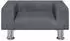 vidaXL Kindersofa Dunkelgrau Samt 50x40x26,5cm