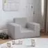 vidaXL Kindersofa Hellgrau Weich Plüsch (4104773)
