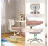 HJH Office Kid Classic Kinderdrehstuhl höhenverstellbar, Stoff, Rosa (970003)