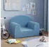vidaXL Kindersofa Weich Plüsch Blau (357008)
