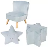 roba Kindersitzgruppe "Lil Sofa" Set, 3 Stk. tlg. bestehend aus Kindersessel,