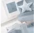 Roba Lil Sofa Kindersitzgruppe Samt, hellblau, Sessel, Hocker & Dekokissen (231S09M3)