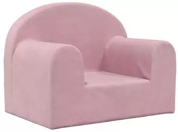 vidaXL Kindersofa Pl&uuml;sch Rosa (357009)