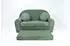 FORTISLINE Rosalia Kindersofa ausklappbar, Cord, mehrfarbig, Oeko-TEX 100