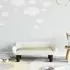 vidaXL Kindersofa Samt Creme 70x40x24cm