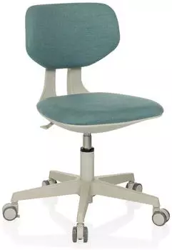 HJH Office KIDDY Classic Kinderdrehstuhl h&ouml;henverstellbar, Stoff, Gr&uuml;n (970002)