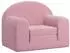 vidaXL Kinder-Schlafsofa Plüsch Rosa (357021)