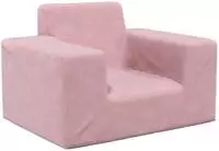 vidaXL Kindersofa Rosa Weich Pl&uuml;sch