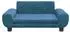 vidaXL Kindersofa Blau 70x45x33cm Samt (3196386)
