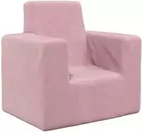vidaXL Kindersofa Rosa Weich Pl&uuml;sch