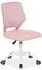 Idimex Jade Kinder-Schreibtischstuhl höhenverstellbar, Mesh-Bezug, Pink