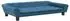 vidaXL Kindersofa Samt Blau 100x50x26cm (3196393)