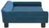 vidaXL Kindersofa Samt Blau 100x50x26cm (3196393)