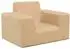 vidaXL Kindersofa Creme Weiches Plüsch