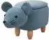 Svita Tierhocker Maus mit Stauraum, Blau, Kinder (97238)