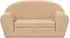 vidaXL Kinder-Schlafsofa 2-Sitzer Creme Weicher Plüsch (357001)