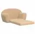 vidaXL Kinder-Schlafsofa 2-Sitzer Creme Weicher Plüsch (357001)