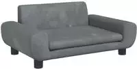 vidaXL Kindersofa Dunkelgrau 70x45x33 cm Samt