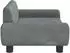 vidaXL Kindersofa Samt dunkelgrau 70x45x33cm (3196388)