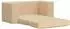 vidaXL Kinder-Schlafsofa 2-Sitzer Plüsch Creme (357037)