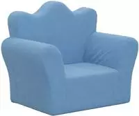 vidaXL Kindersofa Blau Weich Pl&uuml;sch