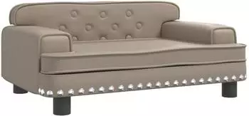vidaXL Kindersofa Kunstleder Cappuccino 70x45x30cm