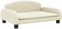 vidaXL Kindersofa Creme 70x45x30 cm Kunstleder