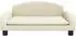 vidaXL Kindersofa Kunstleder, creme, 70x45x30cm