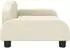 vidaXL Kindersofa Kunstleder, creme, 70x45x30cm