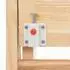 Atmosphera Klappbarer Kinderstuhl Hevea-Holz Natur