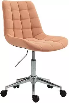 Svita MICKY Kinderschreibtischstuhl, Samtbezug, h&ouml;henverstellbar, orange (97316)