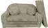 FORTISLINE Rosalia Kindersofa ausklappbar, Cord, mehrfarbig, 96x57x48cm