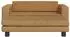 vidaXL Kinder-Schlafsofa mit Hocker Braun Samt 100x50x30cm (3196412)