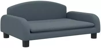 vidaXL Kindersofa Stoff Dunkelgrau 70x45x30cm (3196359)