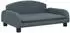 vidaXL Kindersofa Stoff Dunkelgrau 70x45x30cm (3196359)