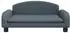 vidaXL Kindersofa Stoff Dunkelgrau 70x45x30cm (3196359)
